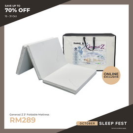 Generasi Z 3" Foldable Mattress